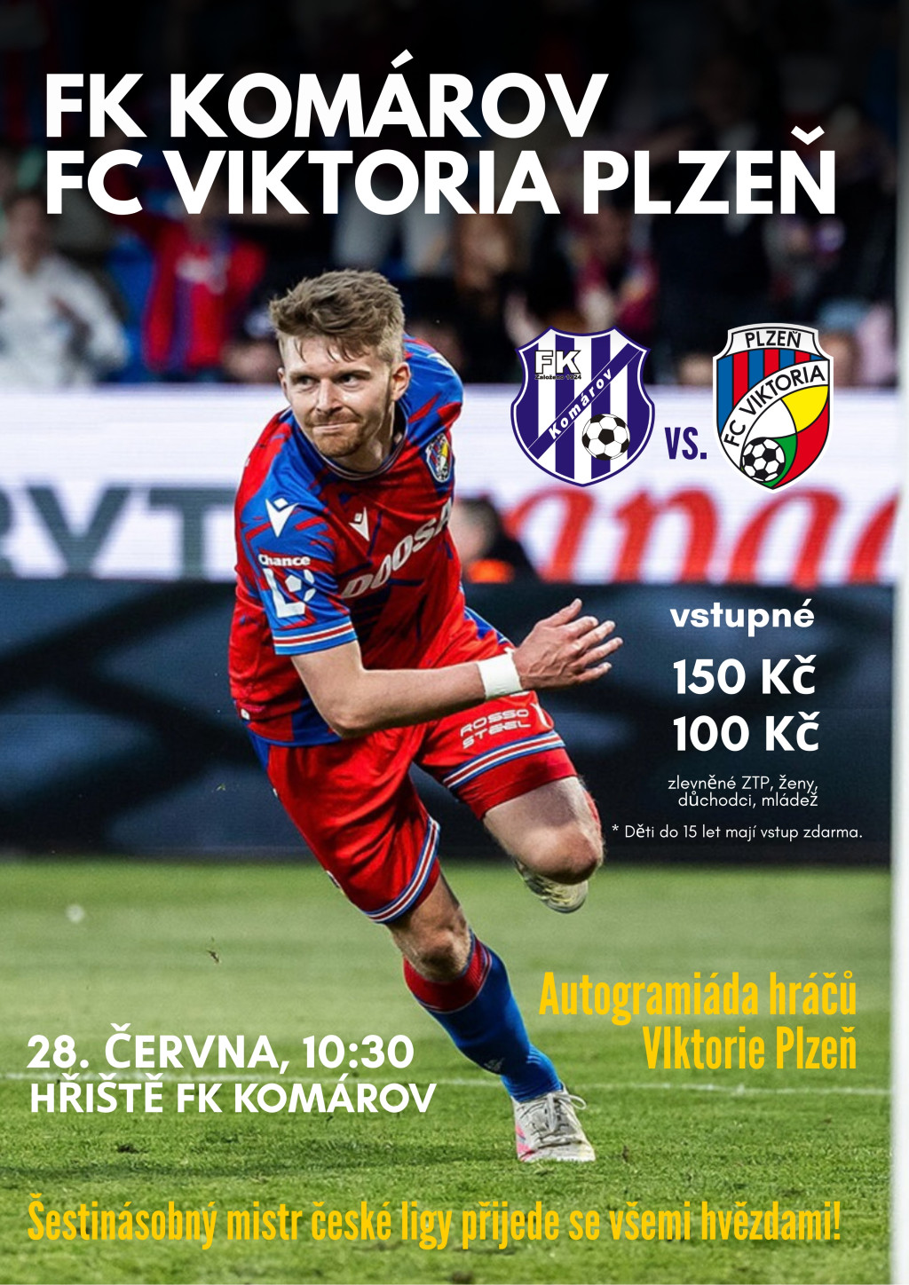 Přátelský zápas FK Komárov - FC Viktoria Plzeň