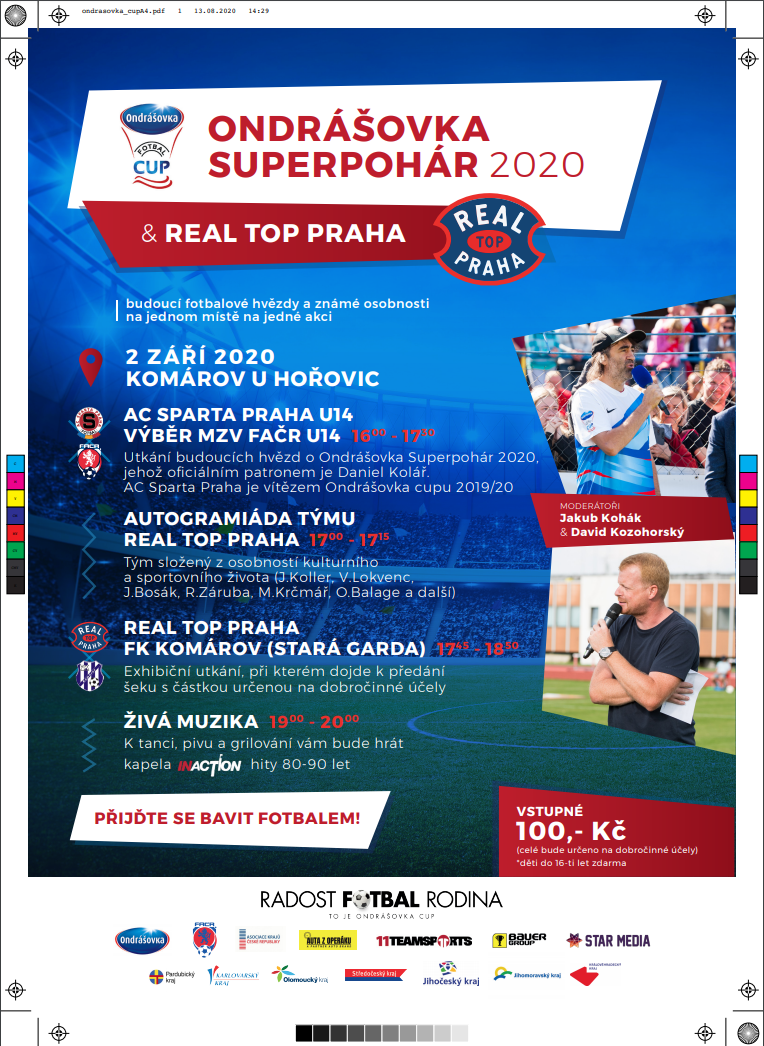 Ondrášovka Superpohár 2020 a Real Top Praha